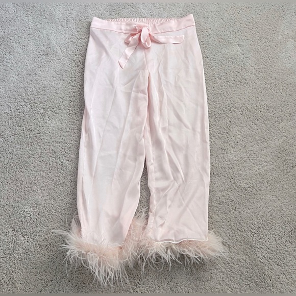 Nadine Merabi Darcie Pajamas in Pink - Sz L - Picture 2 of 4